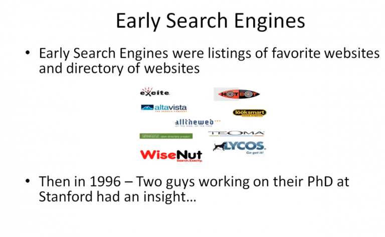Early Search Engines